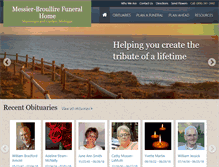 Tablet Screenshot of mbfuneralhome.com